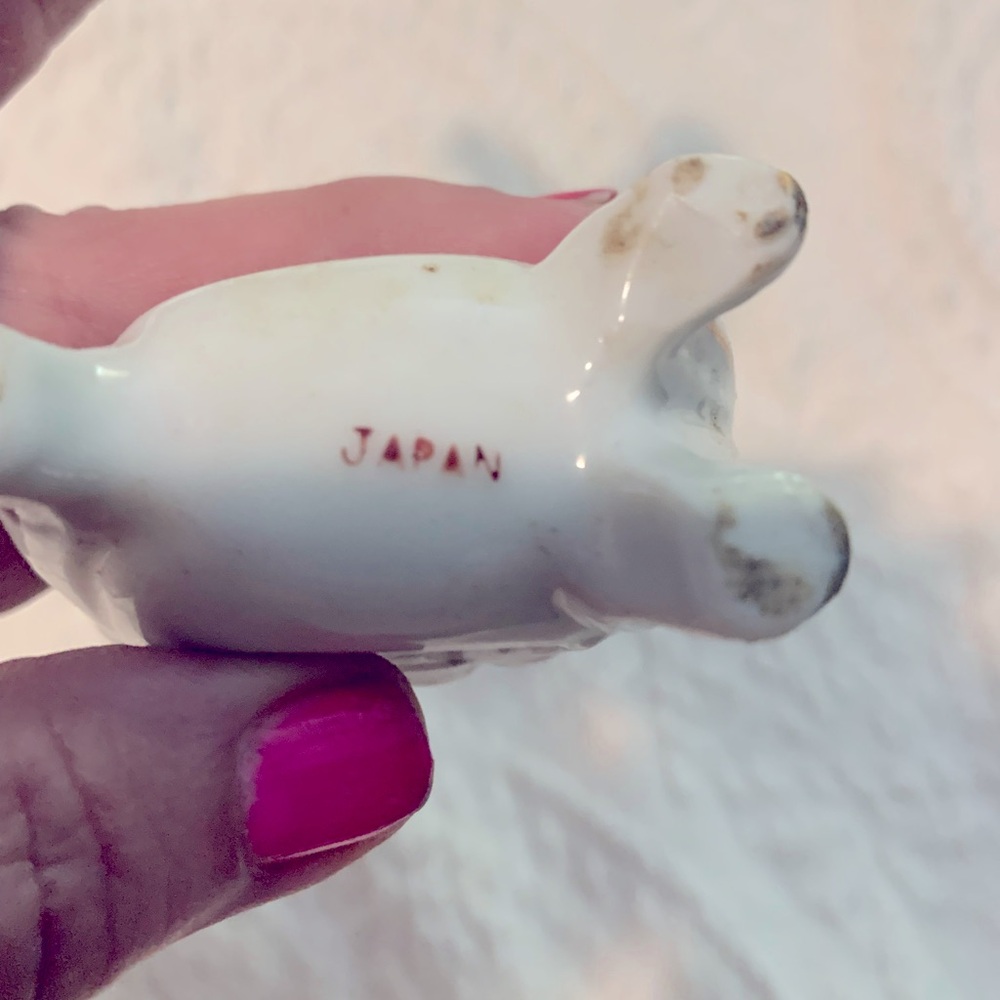 Vintage porcelain brass lighter Japan